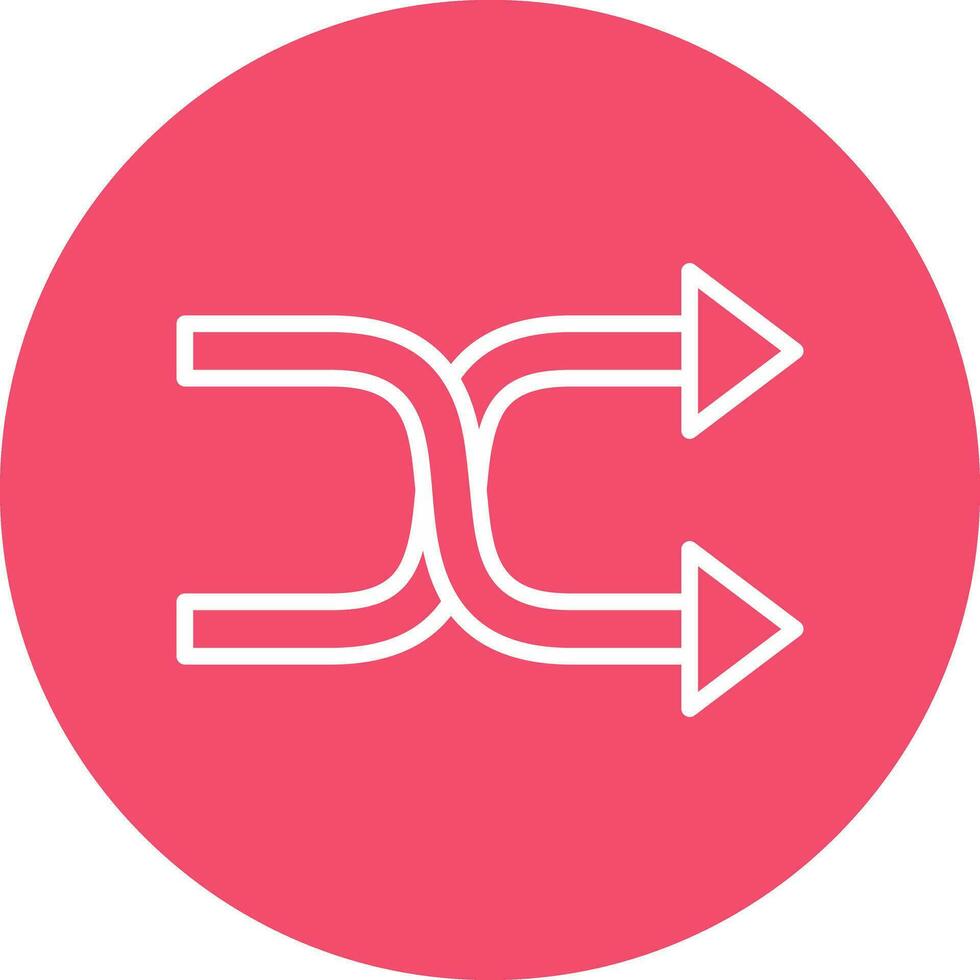 Shuffle Vector Icon Design