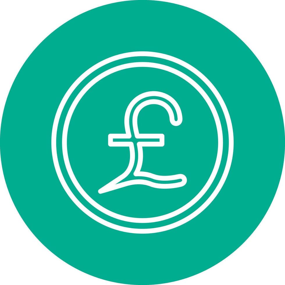 Pound Vector Icon Design