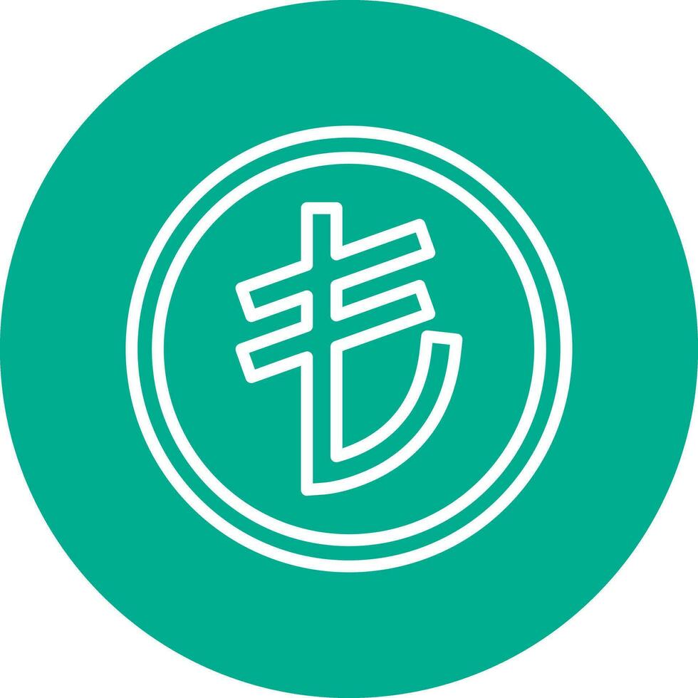 Turkish Lire Vector Icon Design