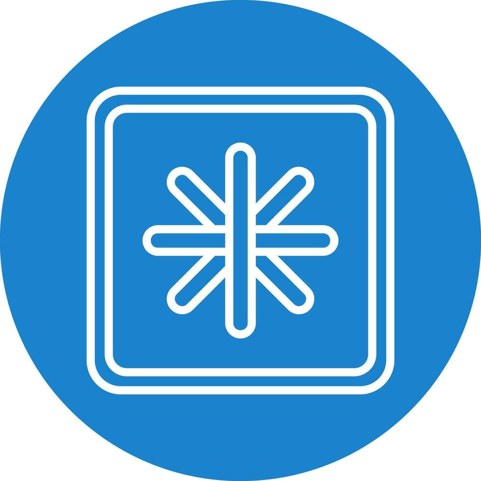 Asterisk Vector Icon Design