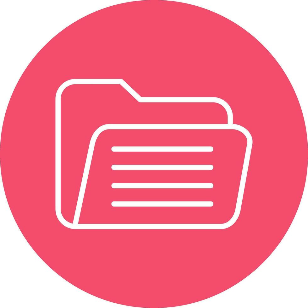 Open Folder Vector Icon Design