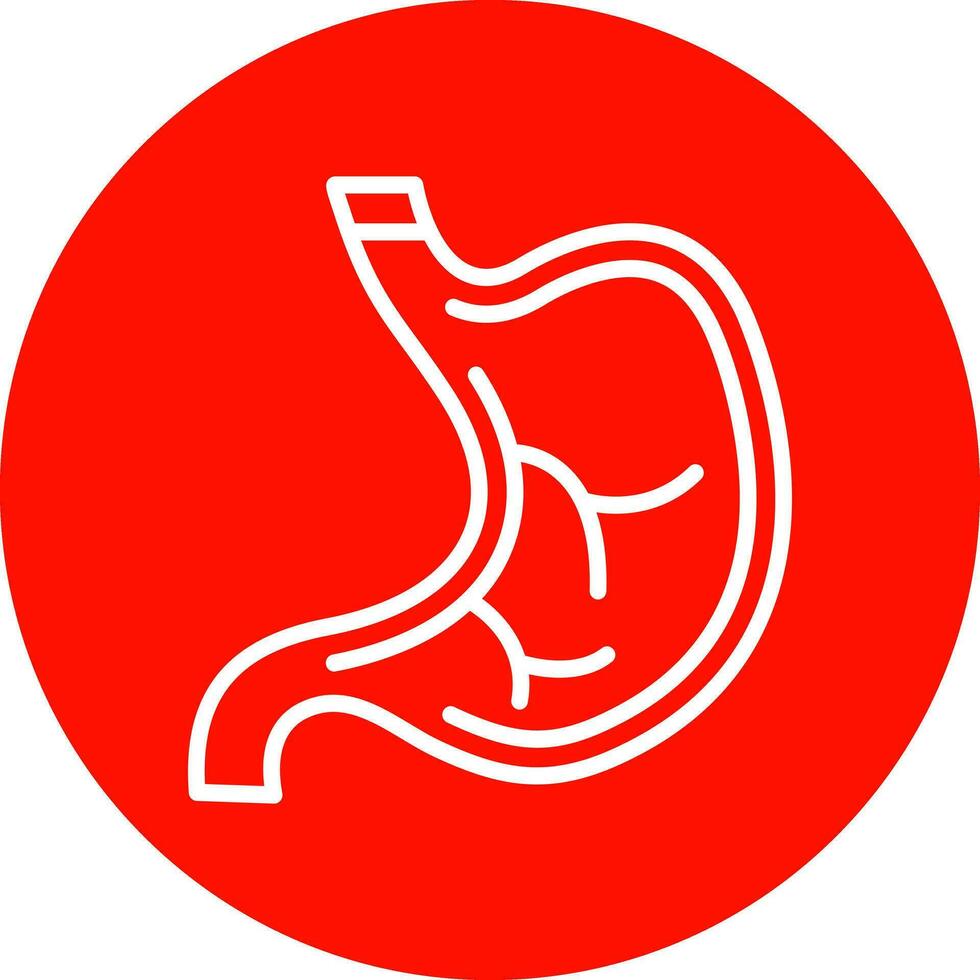 Stomach Vector Icon Design