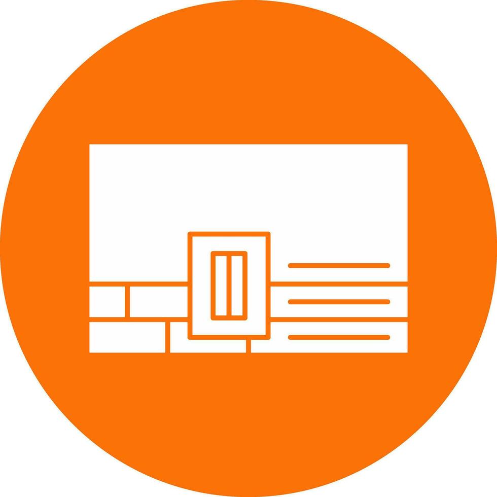Wall Plastering Vector Icon Design