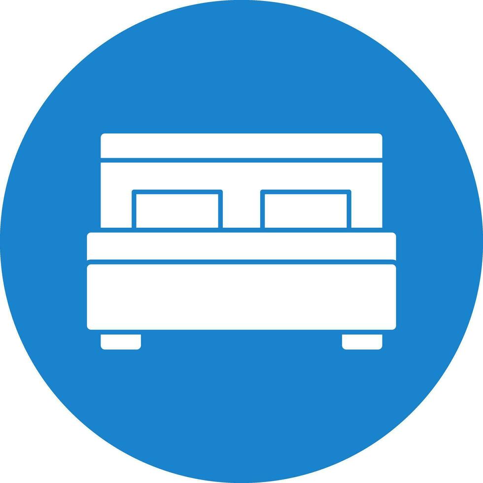 Bed Vector Icon Design
