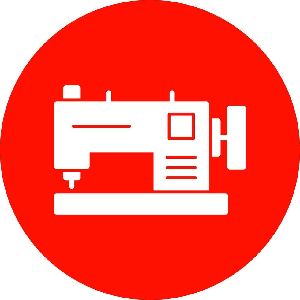 Sewing Machine Vector Icon Design