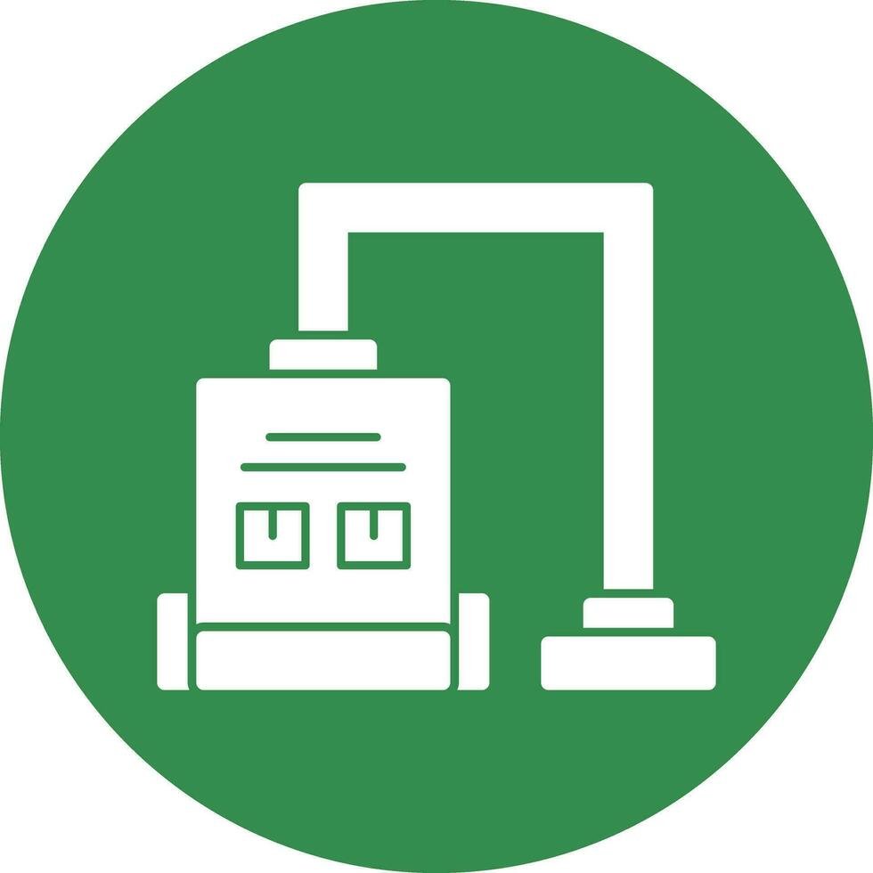 Vacuum Cleaner Vector Icon Design