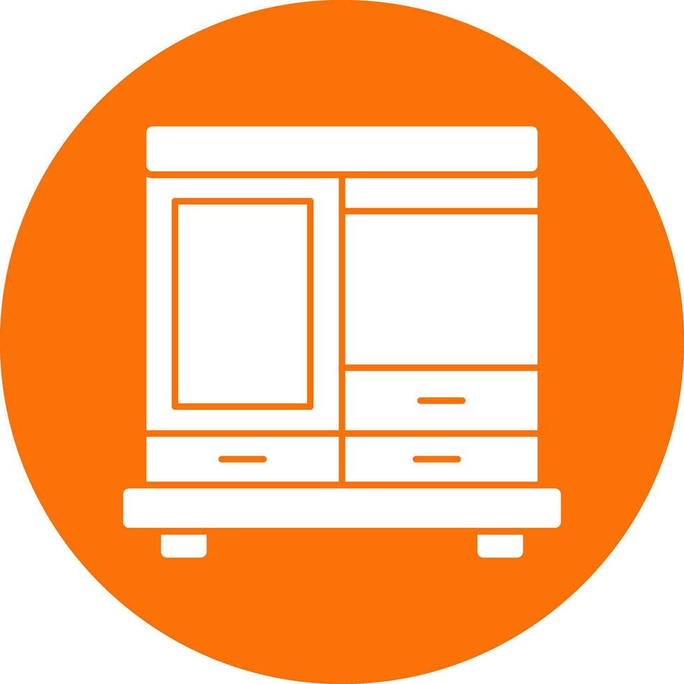 Wardrobe Vector Icon Design