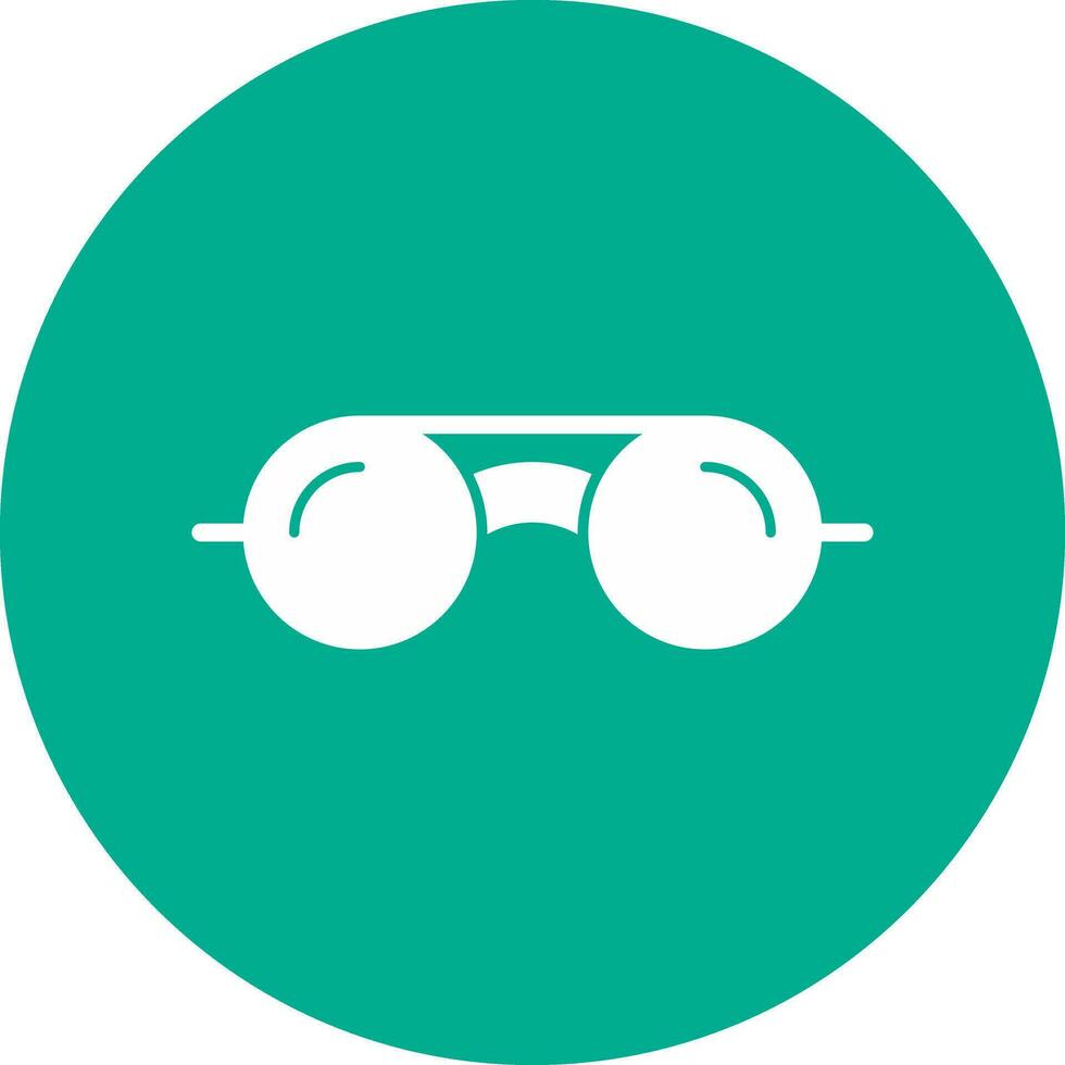 Eyeglasses Vector Icon Design