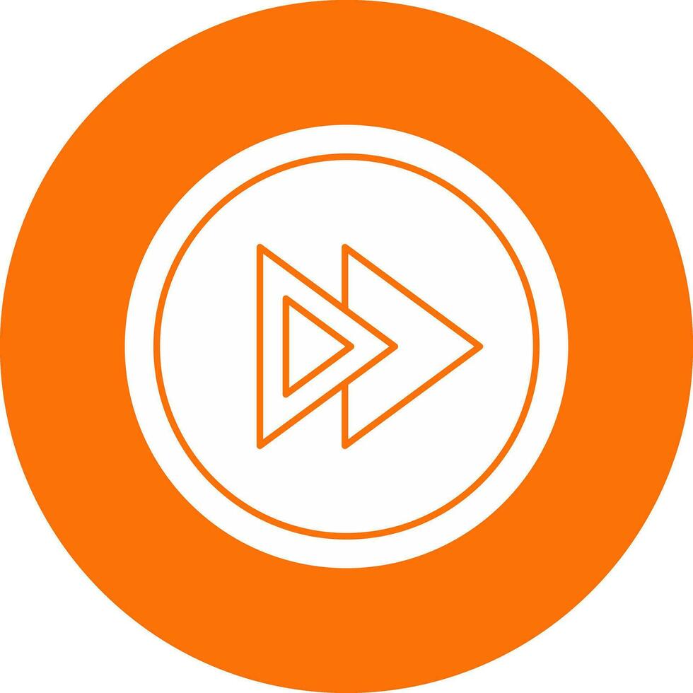 Fast Forward Vector Icon Design