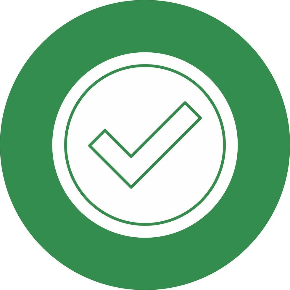 Checked Vector Icon Design
