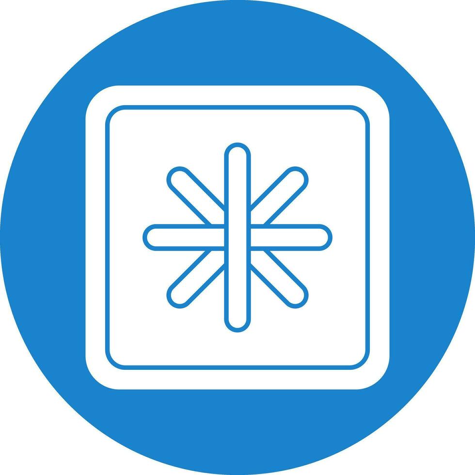 Asterisk Vector Icon Design