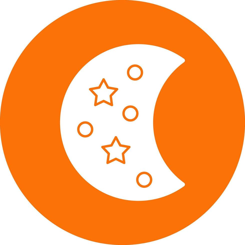 Moon Phase Vector Icon Design