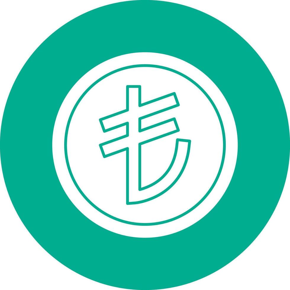 Turkish Lire Vector Icon Design