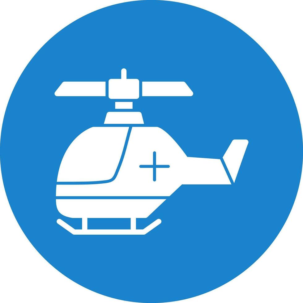 Air ambulance Vector Icon Design