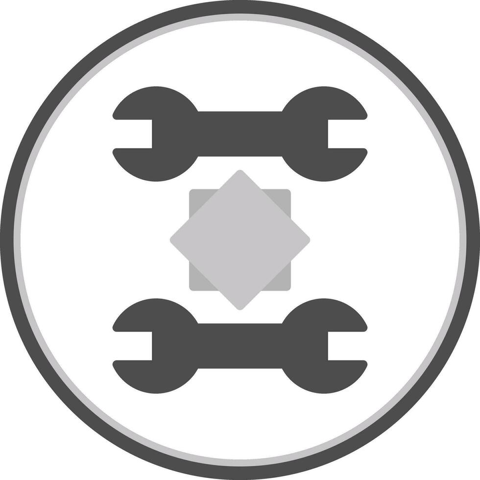 spanner Vector Icon Design