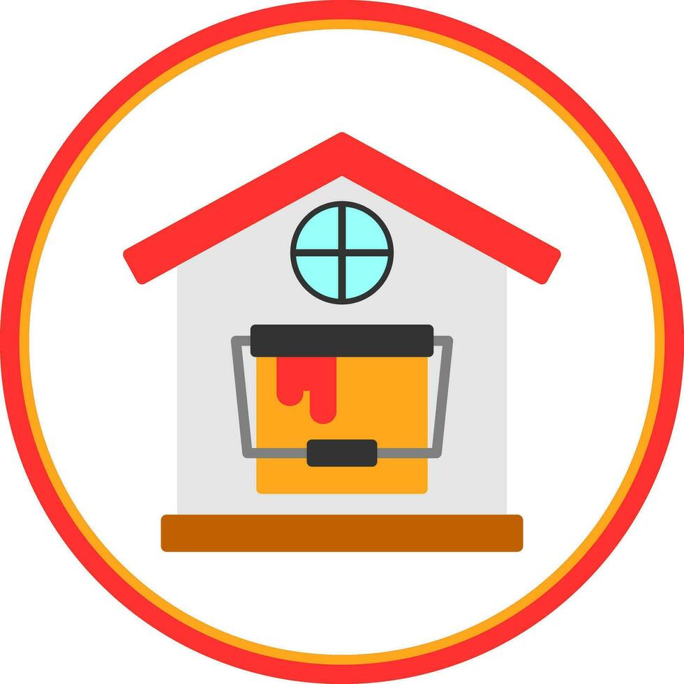 House Paint Vector Icon Design