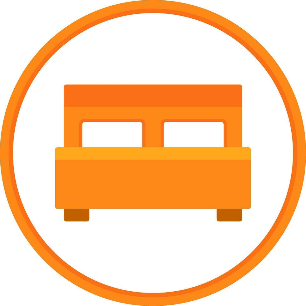 Bed Vector Icon Design