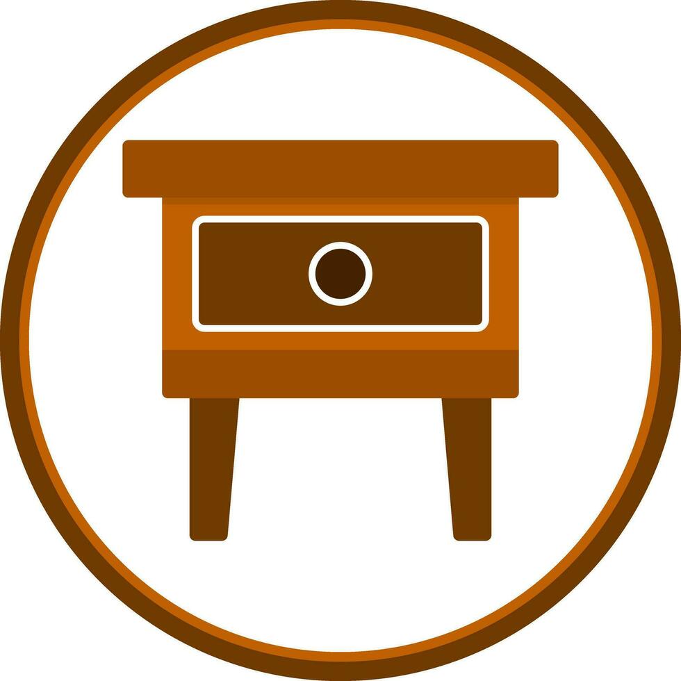 Night Stand Vector Icon Design
