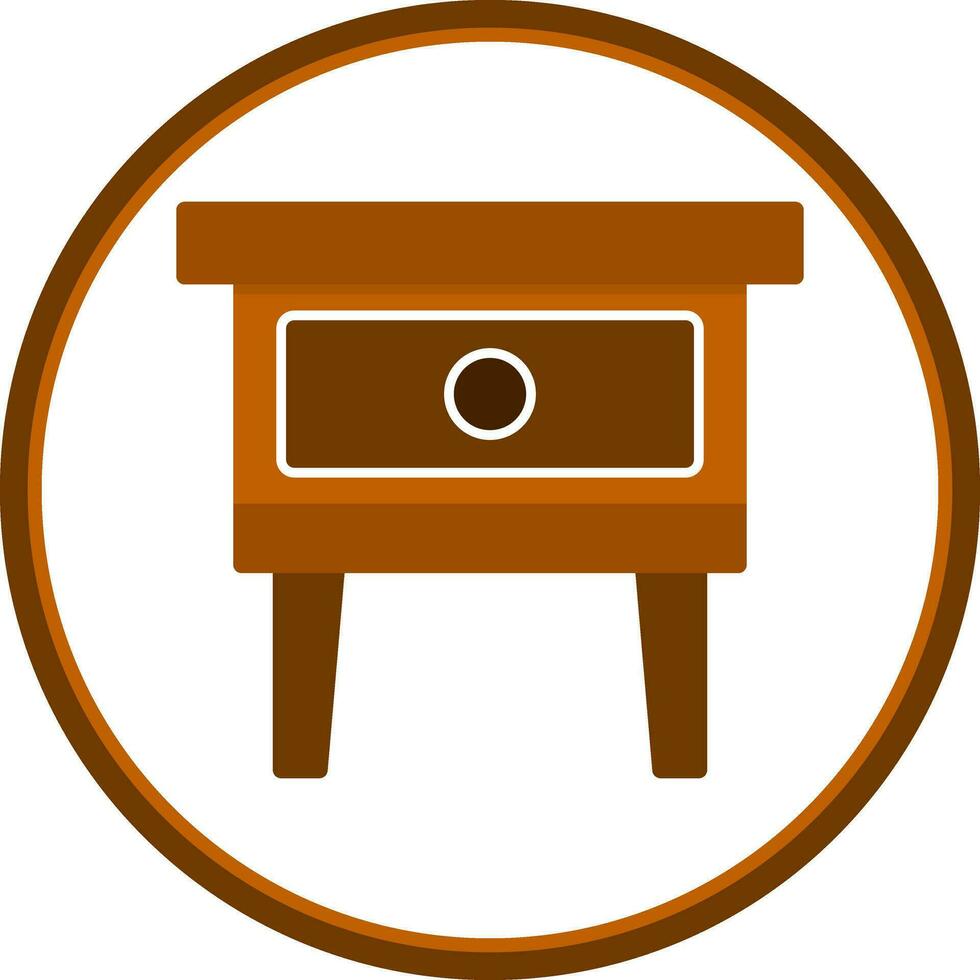 Night Stand Vector Icon Design