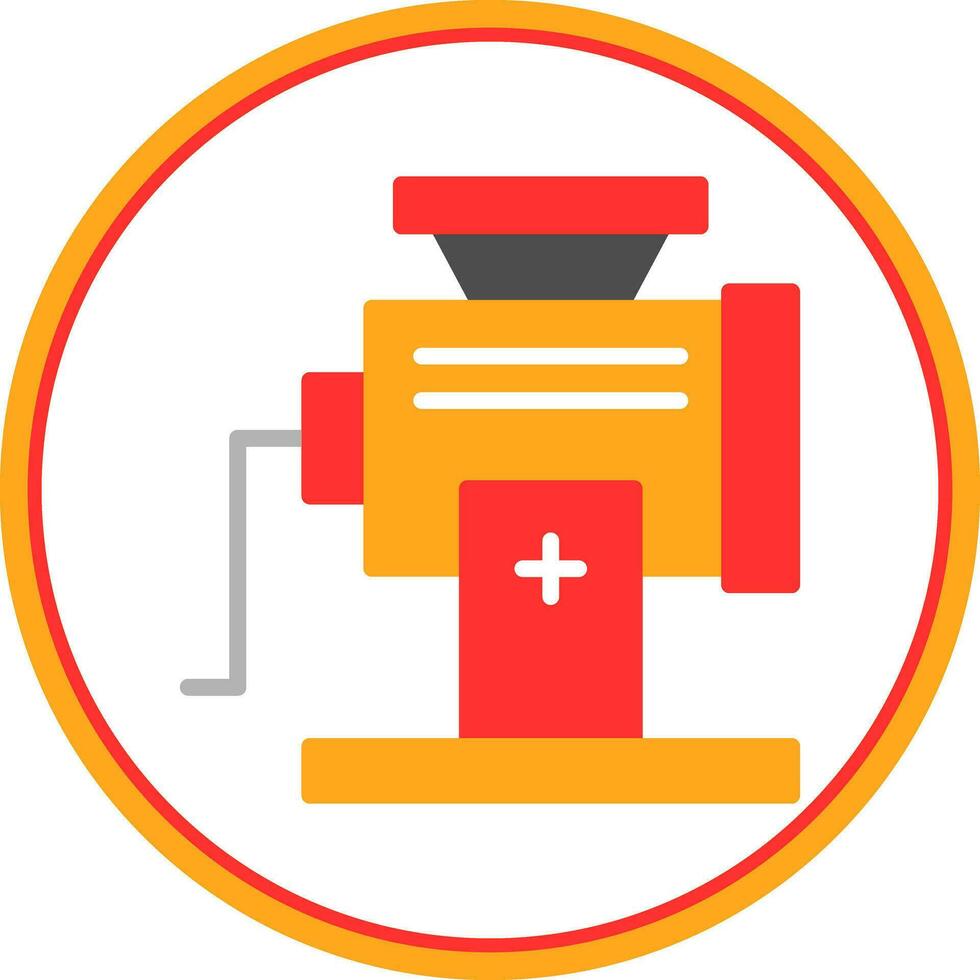 Meat Grinder Vector Icon Design