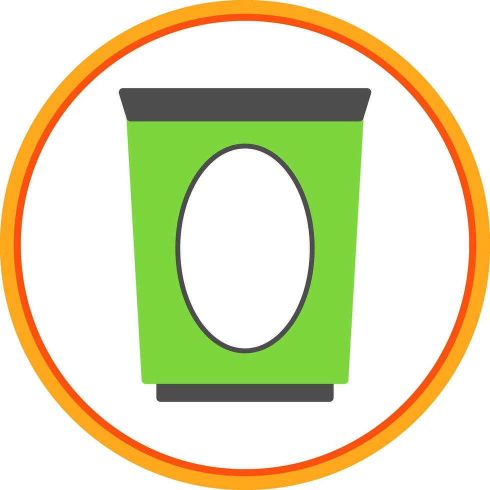 Dustbin Vector Icon Design