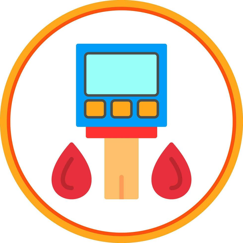 Glucometer Vector Icon Design