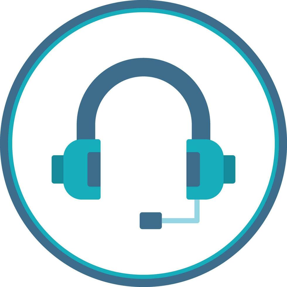 Headset Vector Icon Design