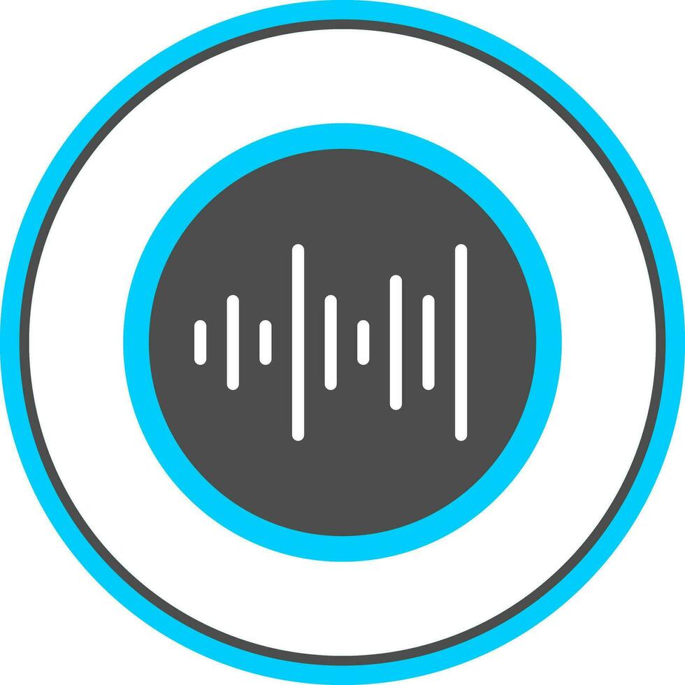 Sound waves Vector Icon Design