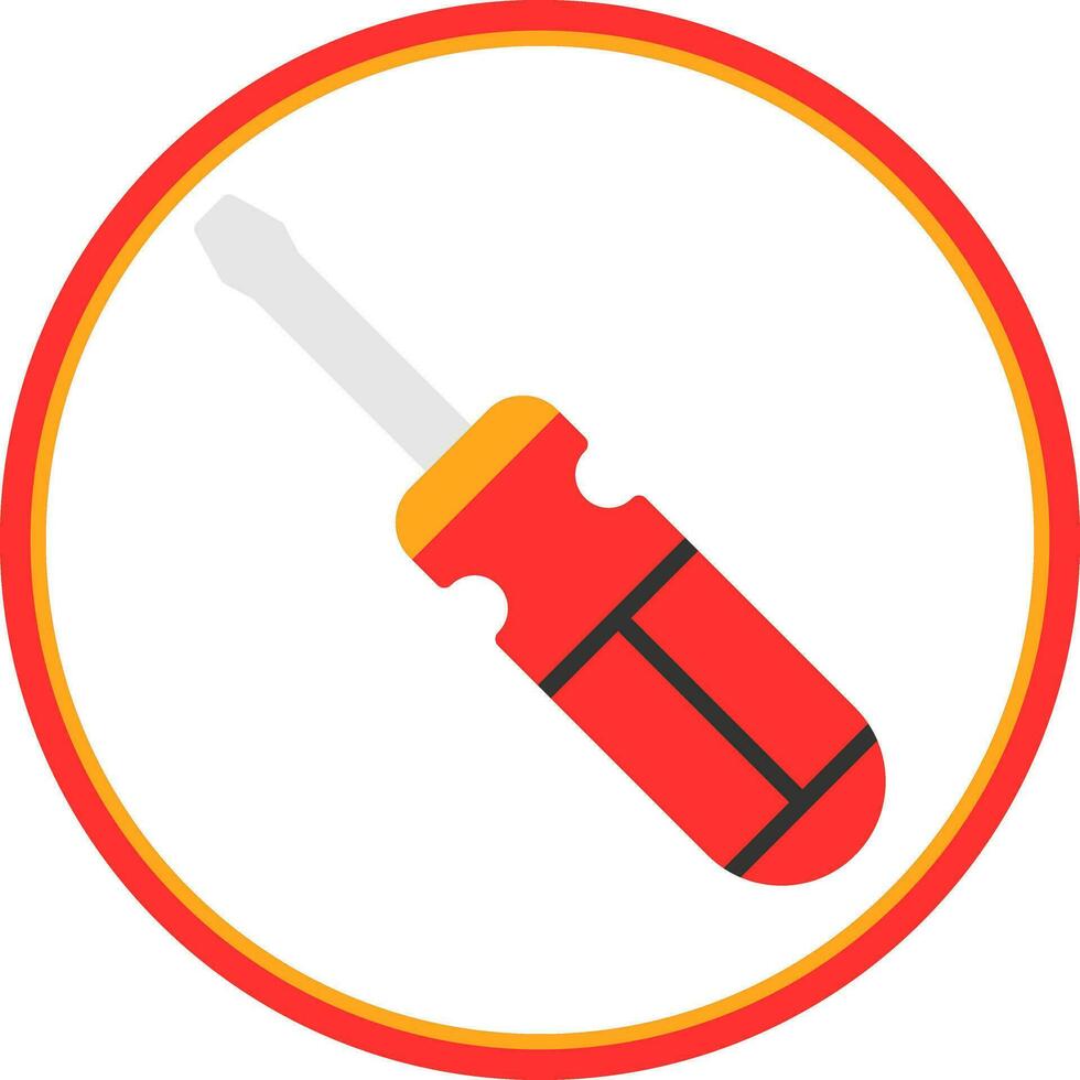 Screwdriver Vector Icon Design