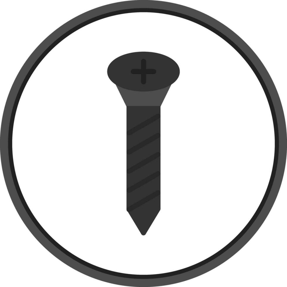 Screw Vector Icon Design