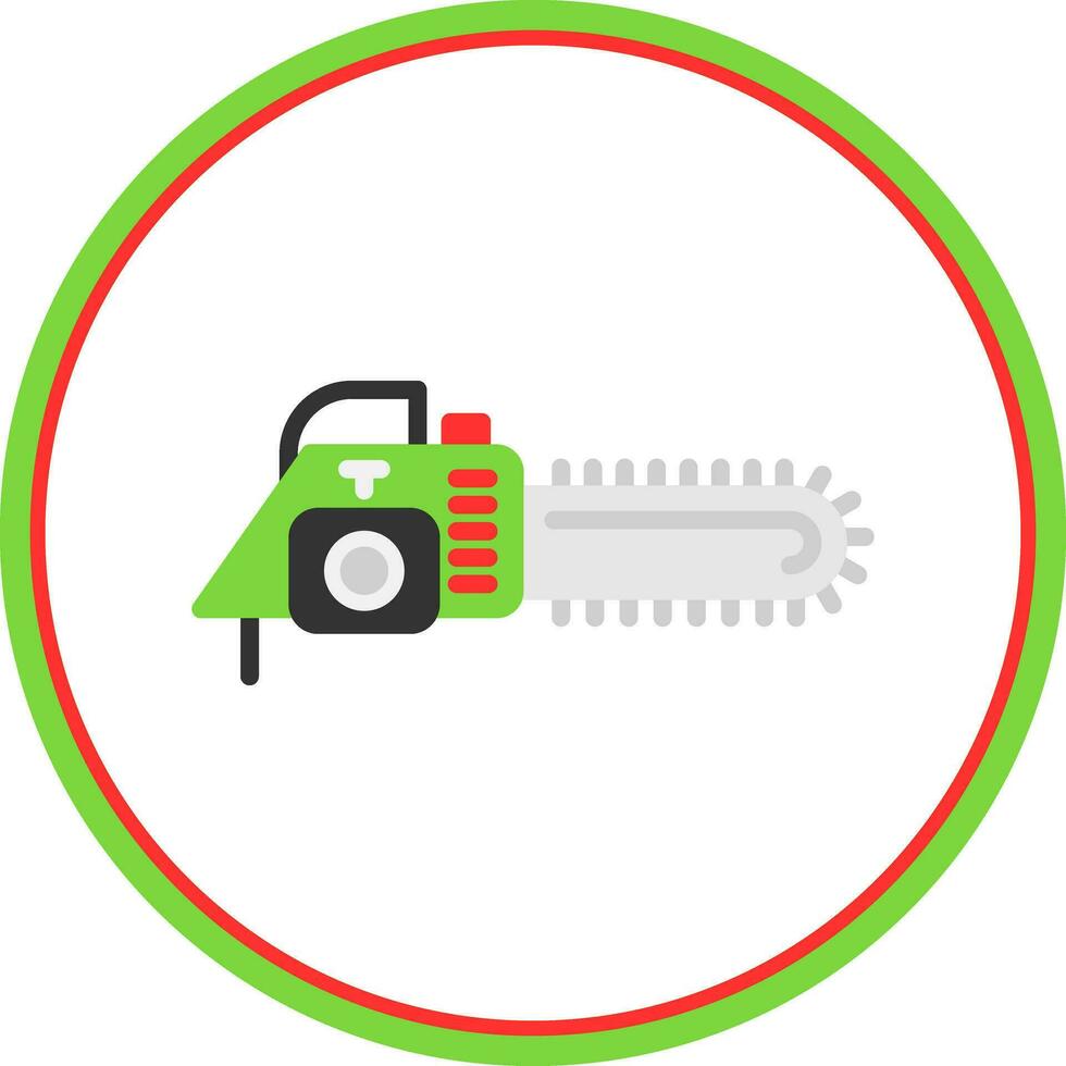 Chain saw Vector Icon Design