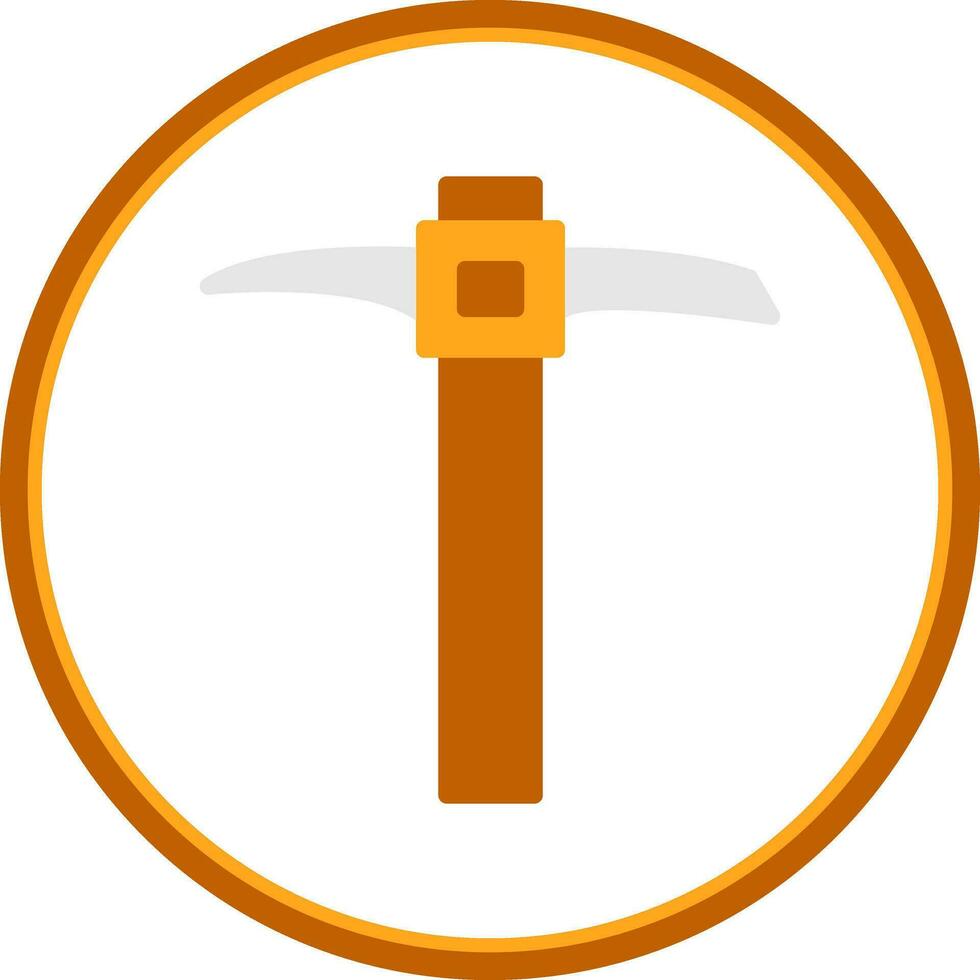 Pickaxe Vector Icon Design