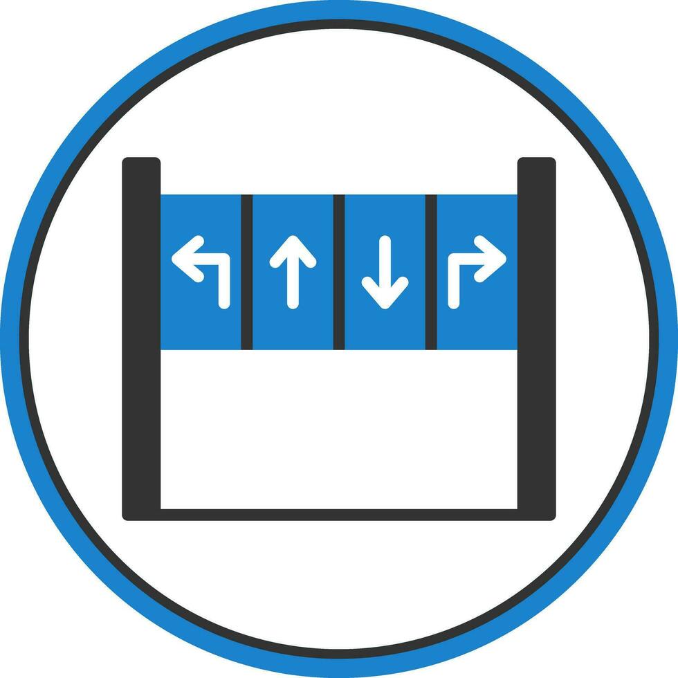Road panel Vector Icon Design