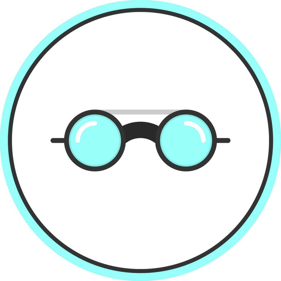 Eyeglasses Vector Icon Design