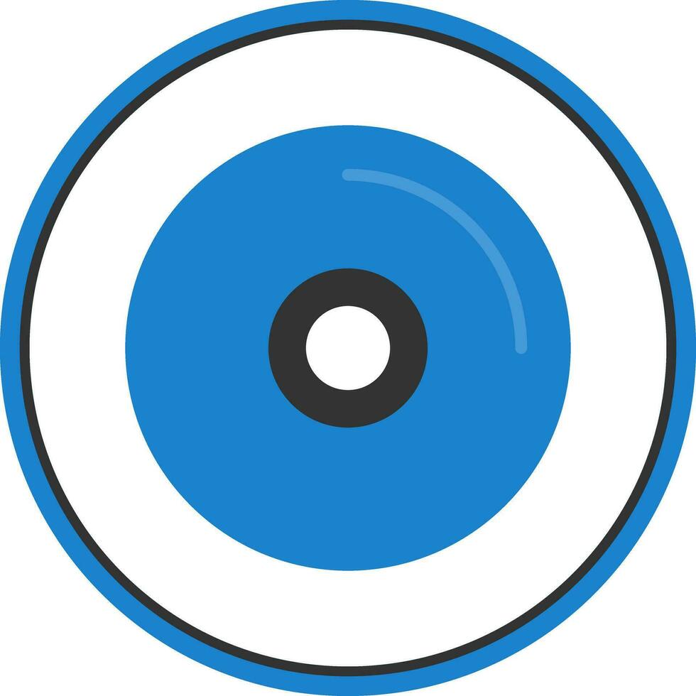 Compact Disc Vector Icon Design