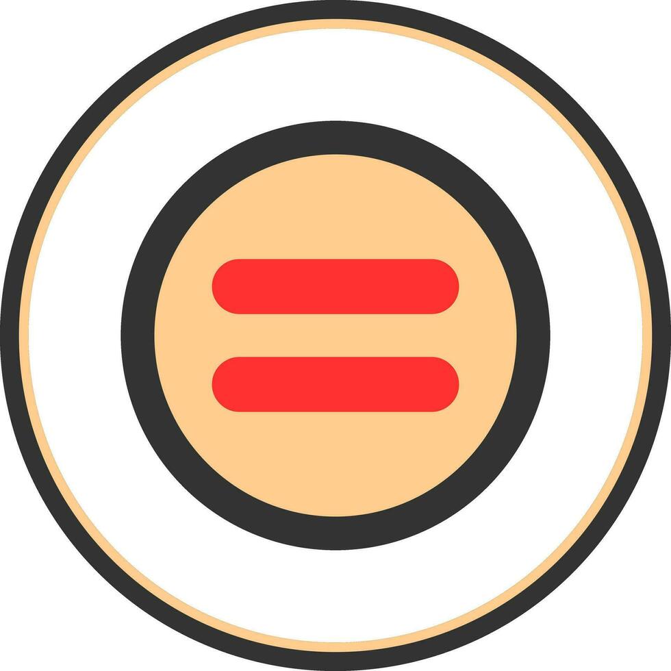 Equal Vector Icon Design