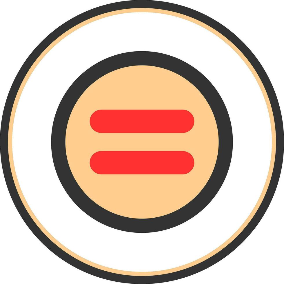 Equal Vector Icon Design