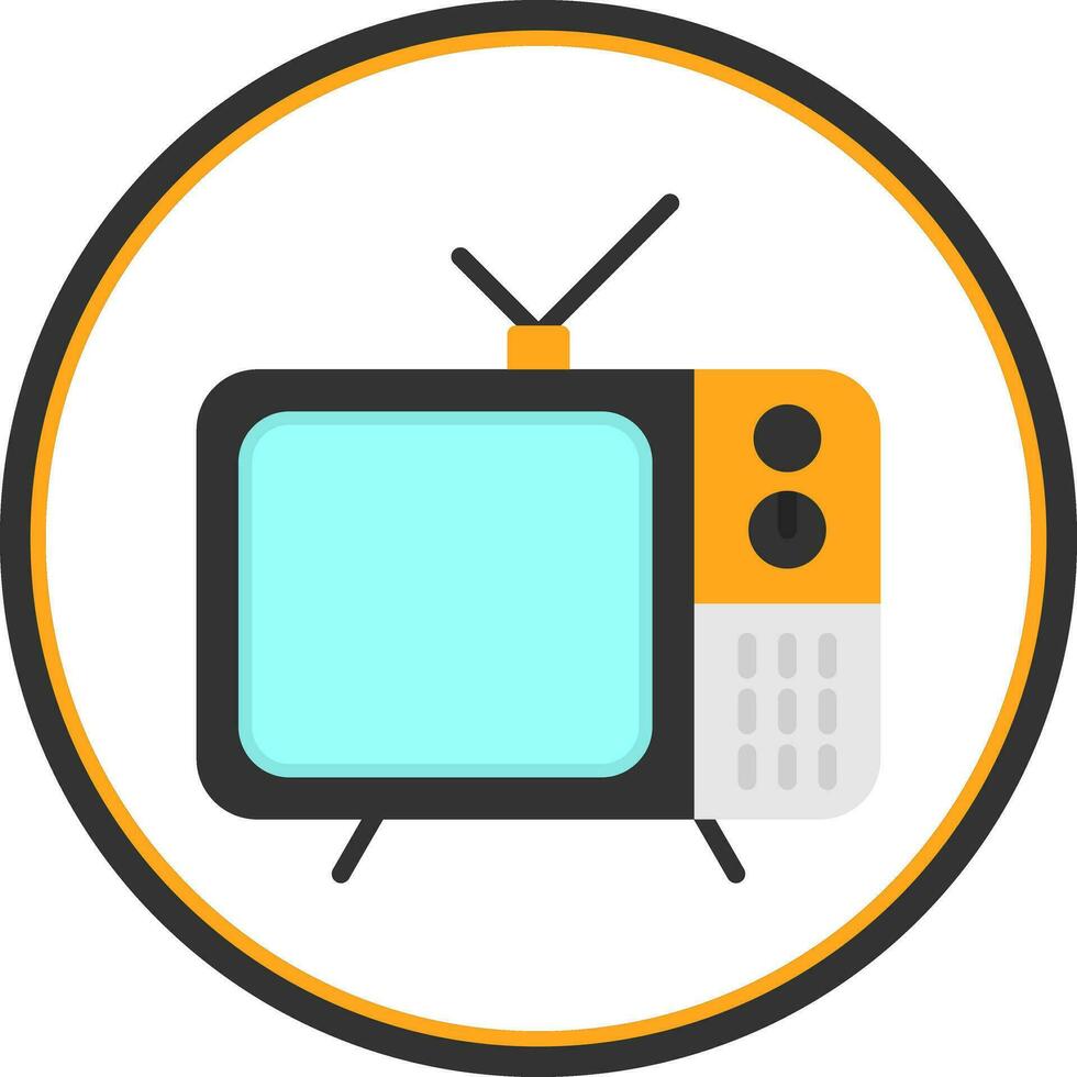 Television Vector Icon Design