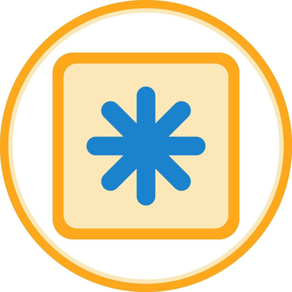 Asterisk Vector Icon Design