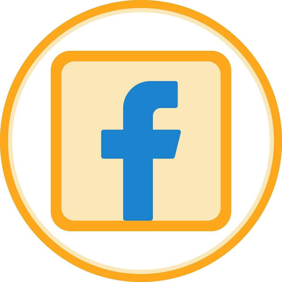 Facebook Logo Vector Icon Design