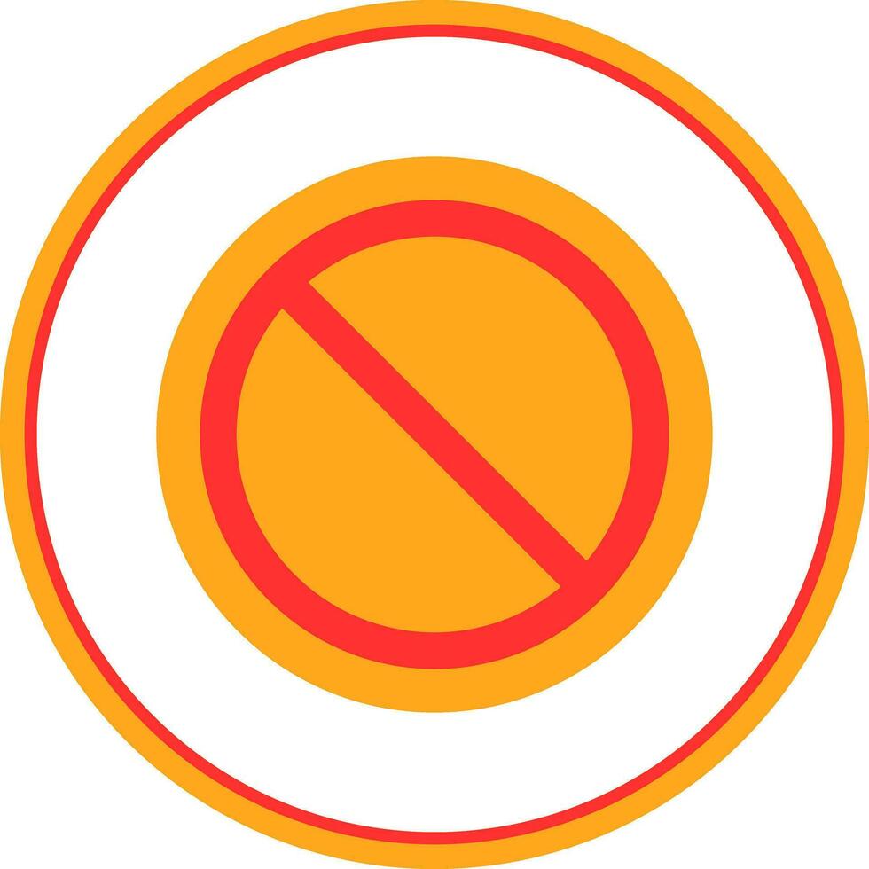 Ban Circle Vector Icon Design