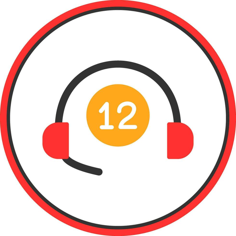 Helpline Vector Icon Design