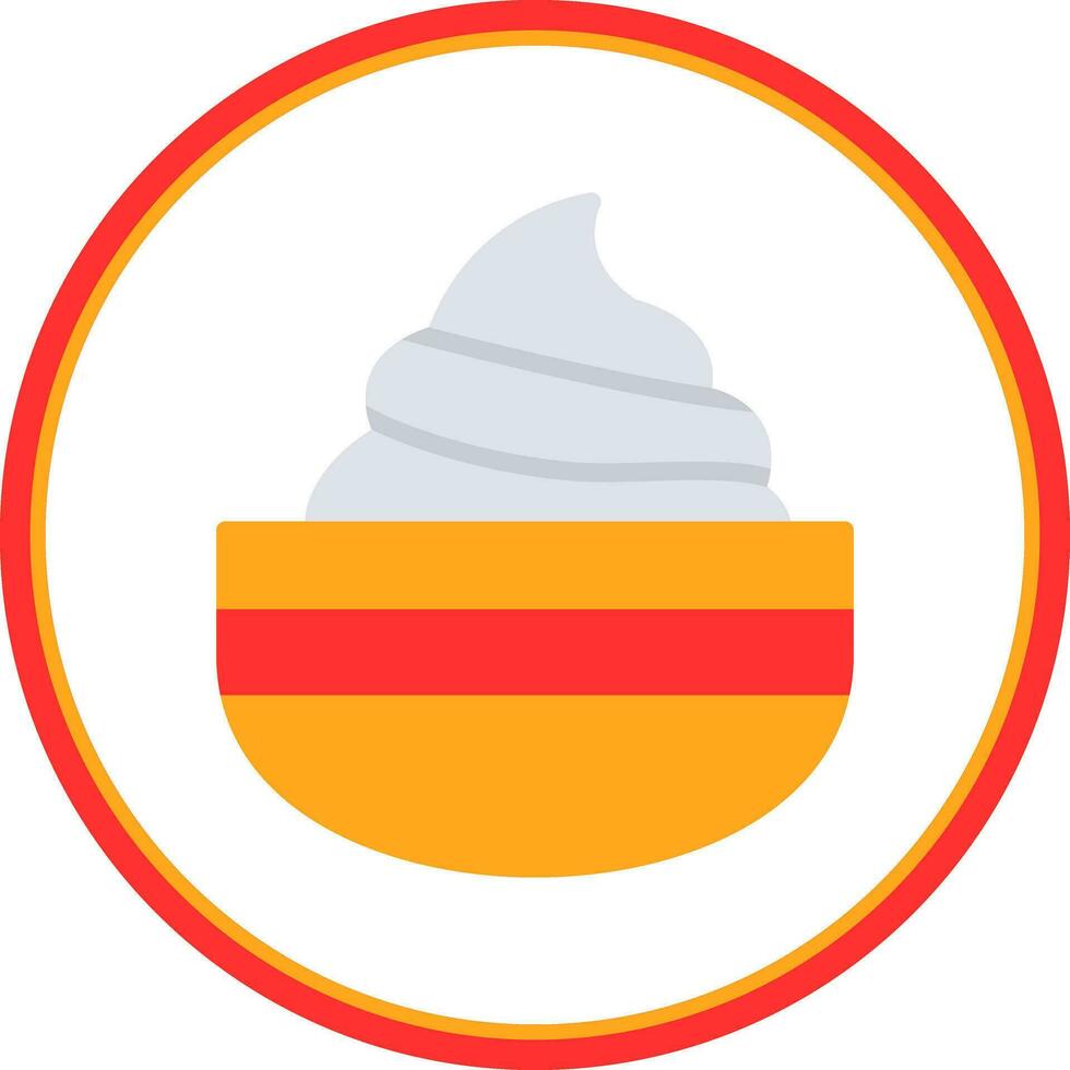 Cream Vector Icon Design