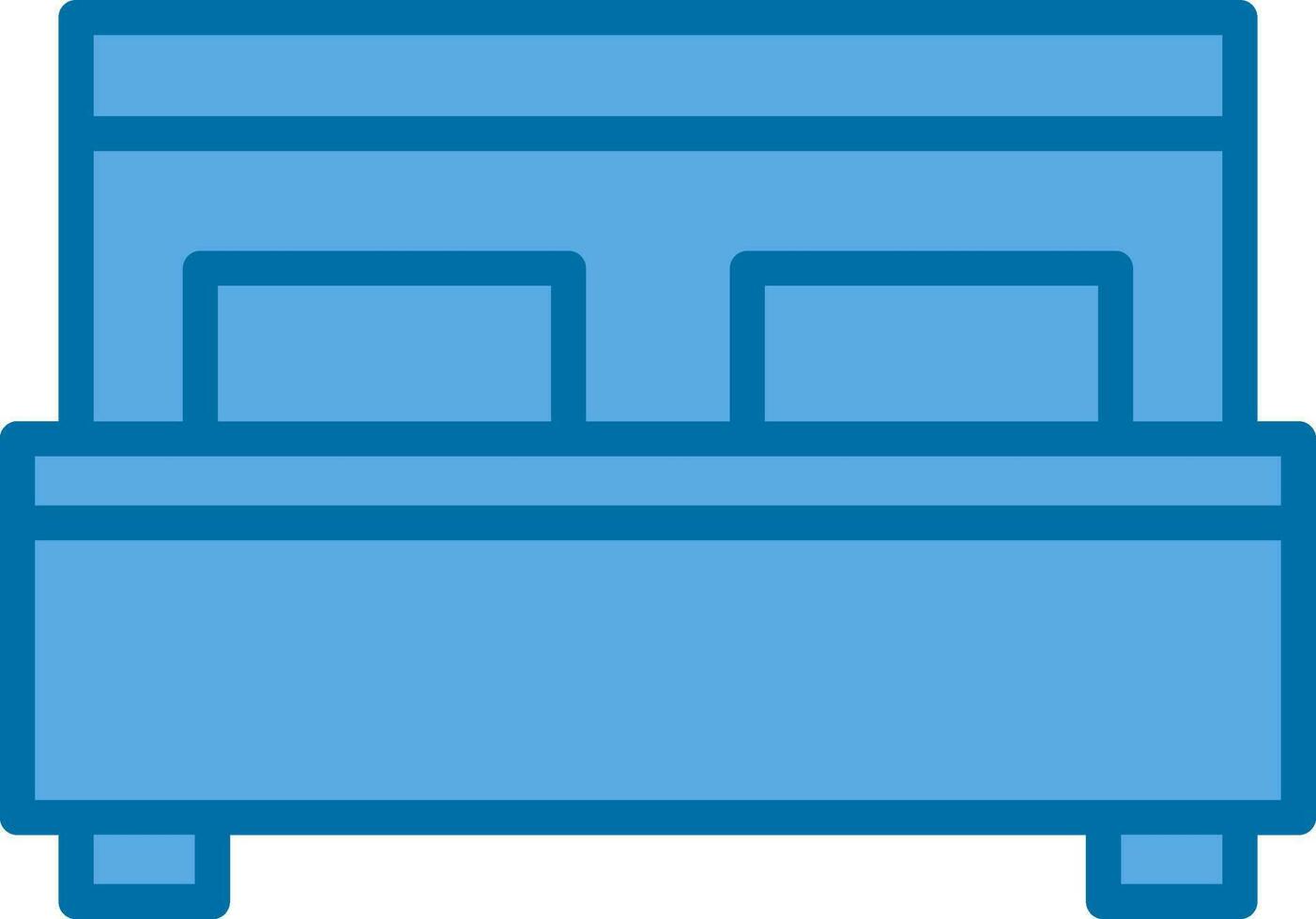 Bed Vector Icon Design