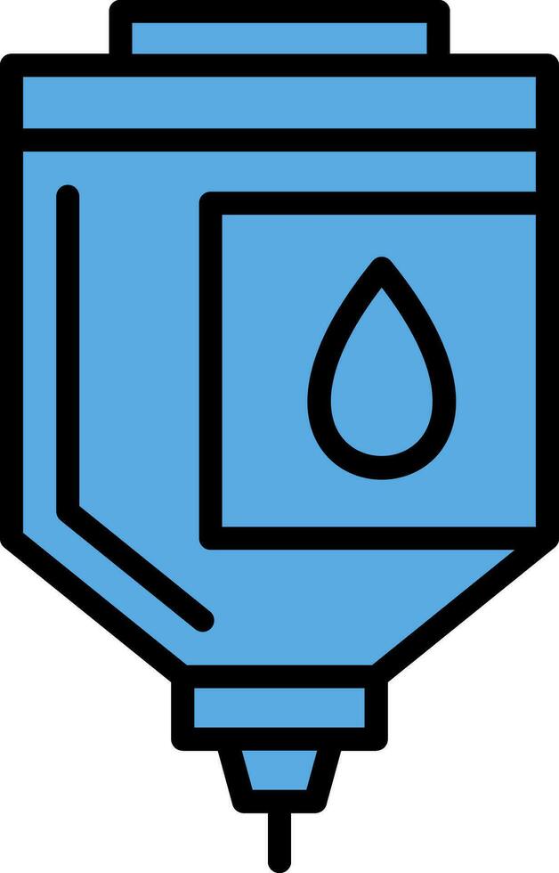 Blood bag Vector Icon Design