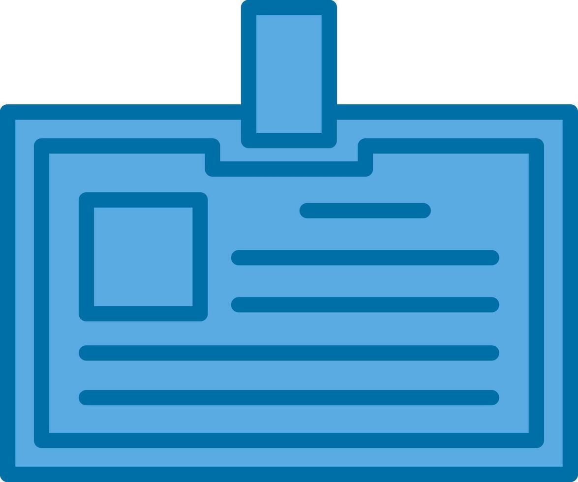 Identification card Vector Icon Design