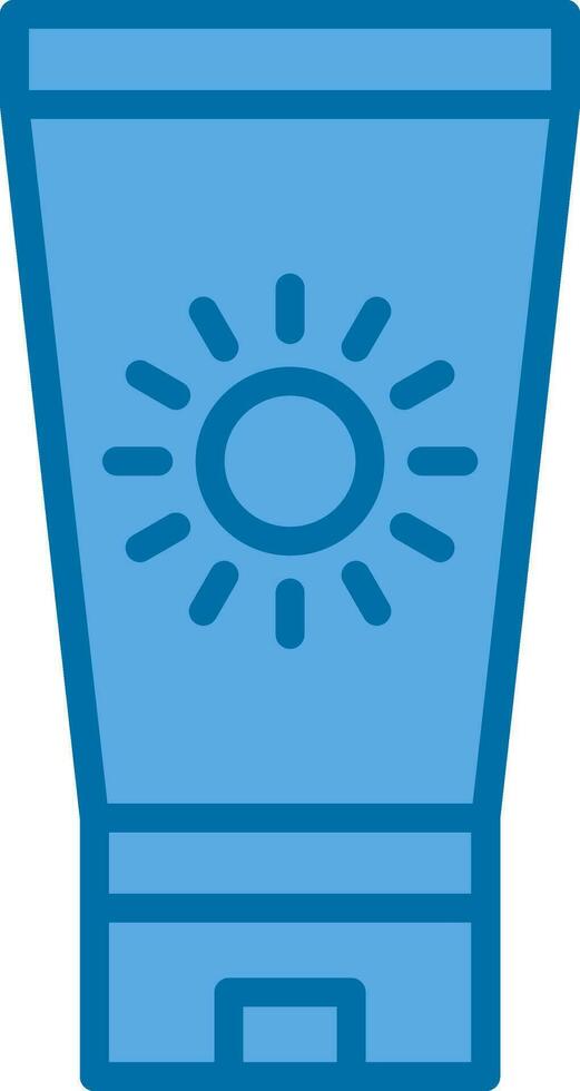 Sun block Vector Icon Design