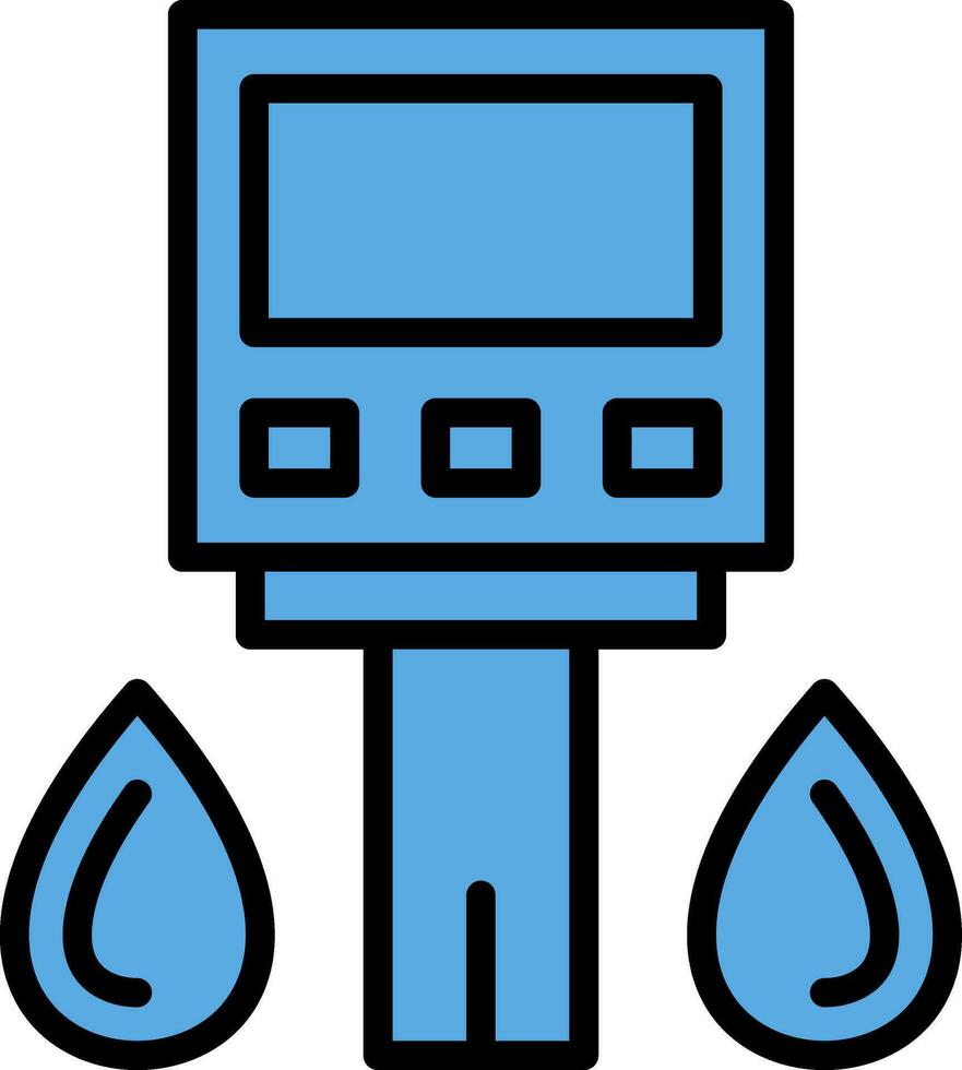 Glucometer Vector Icon Design