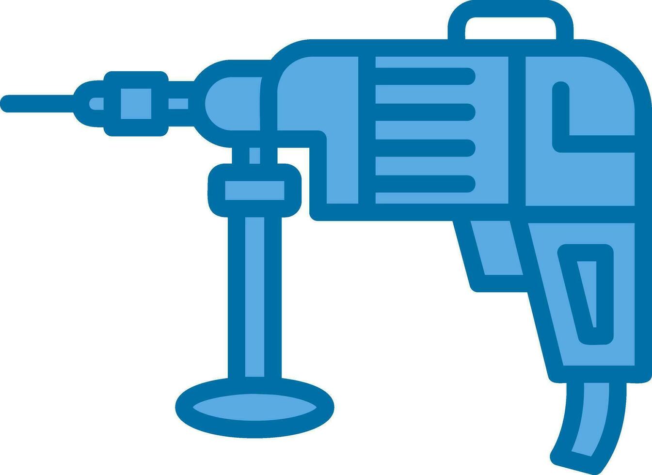 Drilling machine Vector Icon Design