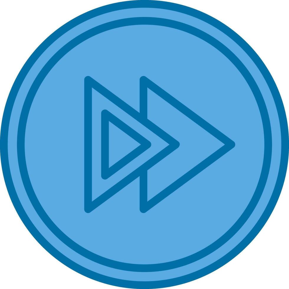 Fast Forward Vector Icon Design